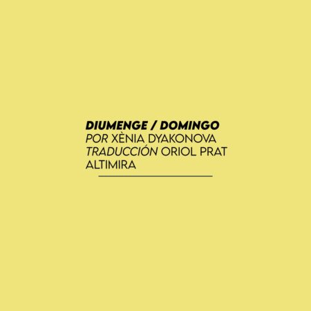 Diumenge/ Domingo